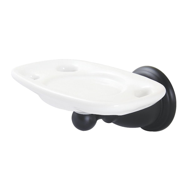 Kingston Brass Toothbrush and Tumbler Holder, Matte Black BA1756MB - main